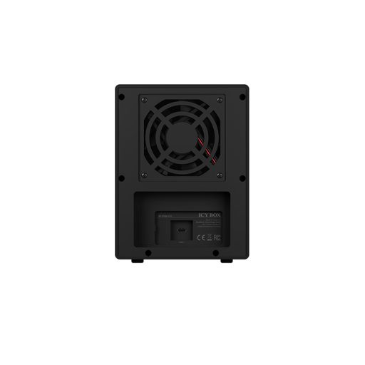 ICY BOX IB-3740-C31 HDD/SSD ház Fekete 2.5/3.5"