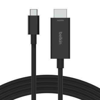 Belkin AVC012bt2MBK 2 M USB C-típus HDMI Fekete