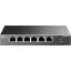 TP-Link TL-SG1006PP hálózati kapcsoló Beállítást nem igénylő (unmanaged) Gigabit Ethernet (10/100/1000) Ethernet-áramellátás (PoE) támogatása Szürke