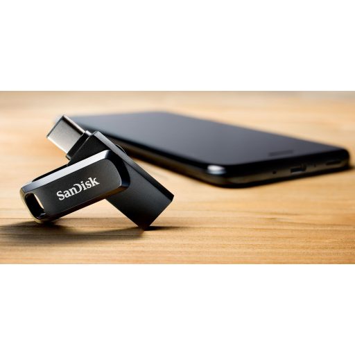 SanDisk Ultra Dual Drive Go USB flash meghajtó 512 GB USB Type-A / USB Type-C 3.2 Gen 1 (3.1 Gen 1) Fekete