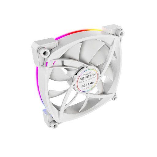 Montech RX120 PWM 12 cm Fehér 1 db
