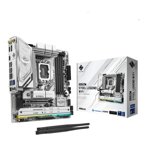 Asrock B860M Steel Legend WiFi Intel B860 LGA 1851 (Socket V1) Micro ATX