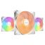 be quiet! LIGHT WINGS LX 140mm PWM 3-Pack White 14 cm Fehér 3 db