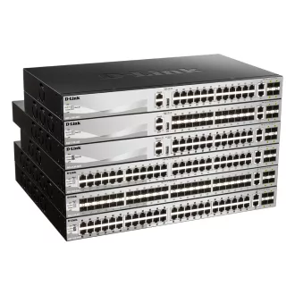   D-Link DGS-3130-30PS/E hálózati kapcsoló Vezérelt L3 Gigabit Ethernet (10/100/1000) Ethernet-áramellátás (PoE) támogatása Szürke
