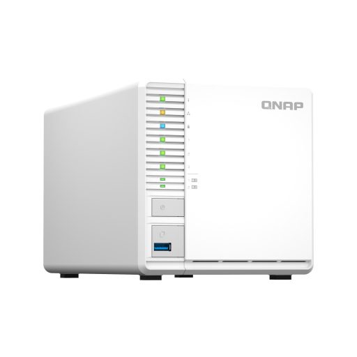 QNAP TS-364 NAS Tower Intel® Celeron® N5095 8 GB DDR4 0 TB QNAP Turbo System Fehér