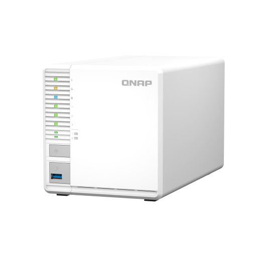 QNAP TS-364 NAS Tower Intel® Celeron® N5095 8 GB DDR4 0 TB QNAP Turbo System Fehér