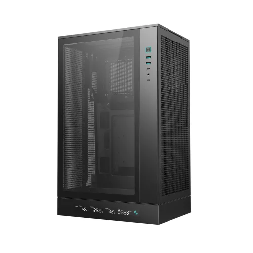DeepCool CH270 Digital Mini Tower Fekete