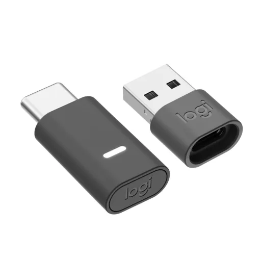 Logitech 981-001311 fejhallgató és headset Vezeték nélküli Fejpánt Iroda/telefonos ügyfélközpont USB C-típus Bluetooth Grafit