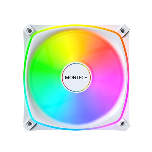 Montech RX120 PRO 12 cm Fehér 1 db
