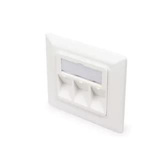 Digitus DN-93821 csatlakozóaljzat RJ-45 Fehér
