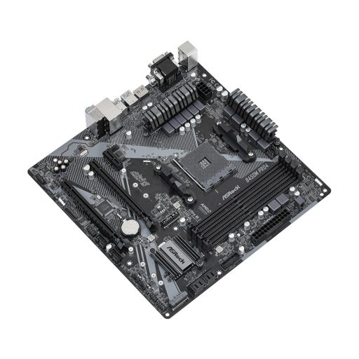 Asrock B450M Pro4 R2.0 AMD B450 AM4 foglalat Micro ATX