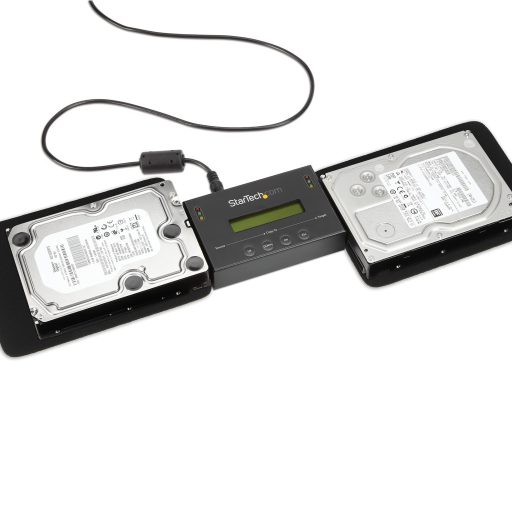 StarTech.com SATDUP11 duplikátor HDD másoló Fekete 1 másolatok