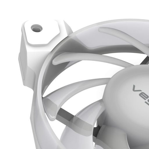 Akasa VEGAS A12 Számítógép ház, Processzor Ventilátor 12 cm Fehér 1 db