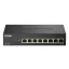 D-Link DMS-108P/E hálózati kapcsoló Beállítást nem igénylő (unmanaged) 2.5G Ethernet (100/1000/2500) Ethernet-áramellátás (PoE) támogatása Fekete