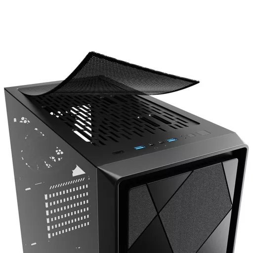 Sharkoon VS8 RGB Midi Tower Fekete