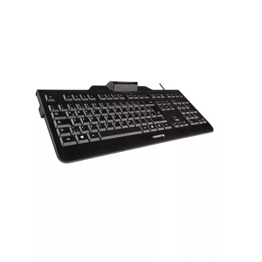 CHERRY KC 1000 SC billentyűzet Univerzális USB QWERTY Brit angol Fekete