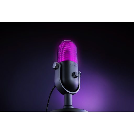 Razer Seiren V3 Chroma Fekete Tabletta mikrofon