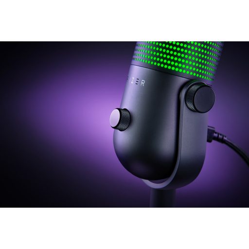 Razer Seiren V3 Chroma Fekete Tabletta mikrofon