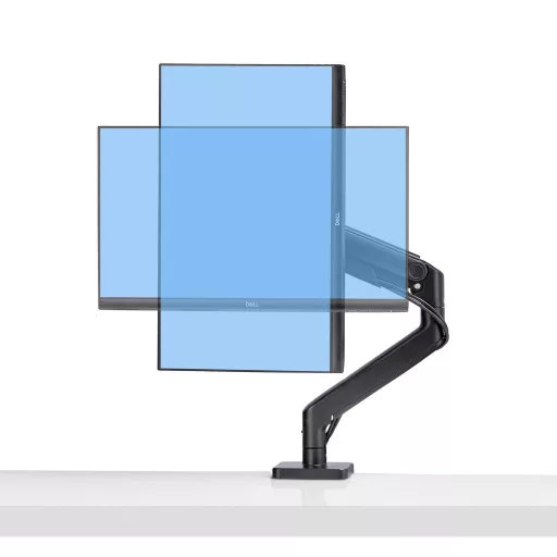 StarTech.com H1M1AG1-MONITOR-ARM asztali TV konzol 124,5 cm (49") Fekete