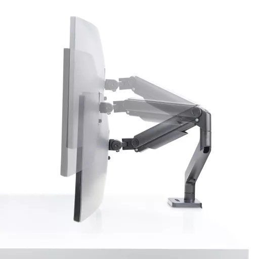 StarTech.com H1M1AG1-MONITOR-ARM asztali TV konzol 124,5 cm (49") Fekete