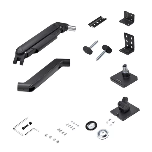 StarTech.com H1M1AG1-MONITOR-ARM asztali TV konzol 124,5 cm (49") Fekete