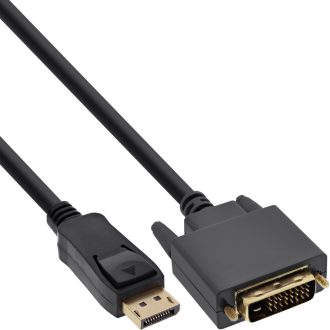   InLine 17112 video átalakító kábel 2 M DVI-D DisplayPort Fekete