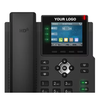 Fanvil X3U IP telefon Fekete 6 sorok LCD
