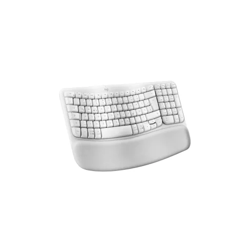 Logitech 920-012284 billentyűzet Irodai RF vezeték nélküli + Bluetooth QWERTZ Német Fehér