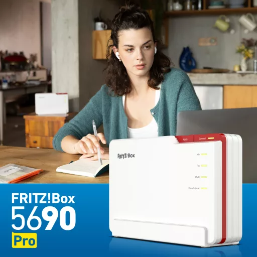 Box 5690 Pro vezetéknélküli router Gigabit Ethernet Háromsávos (2,4 GHz / 5 GHz / 5 GHz) Fehér