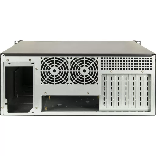 Inter-Tech 4U-K-439L Rack Fekete