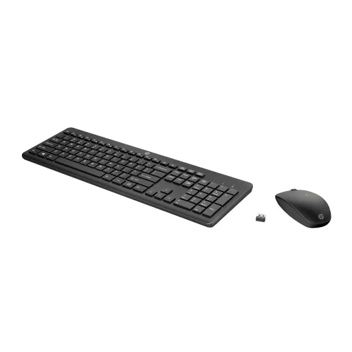 HP 235 Wireless Mouse and Keyboard Combo billentyűzet Egér mellékelve Irodai Vezeték nélküli RF Fekete