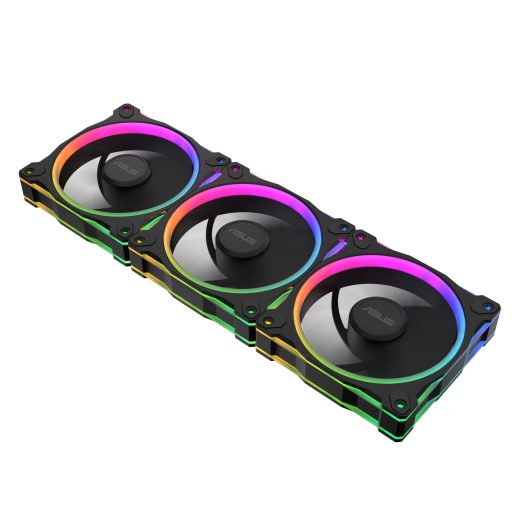 ASUS Prime MR120 Fan ARGB Reverse Black 3in1 12 cm Fekete 3 db