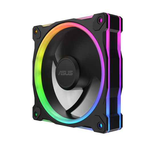 ASUS Prime MR120 Fan ARGB Reverse Black 3in1 12 cm Fekete 3 db