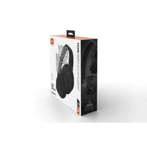 JBL Tune 760 NC Headset Vezeték nélküli Fejpánt Hívás/zene USB C-típus Bluetooth Fekete