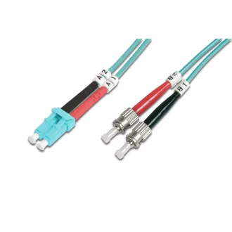   Digitus DK-2531-05/3 InfiniBand és száloptikai kábel 5 M LC ST I-VH Türkizkék