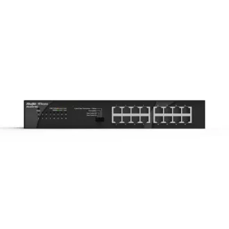  Ruijie Networks RG-ES116G hálózati kapcsoló Beállítást nem igénylő (unmanaged) Gigabit Ethernet (10/100/1000) Fekete