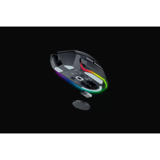 Razer Basilisk V3 Pro 35K egér Játék Jobbkezes RF Wireless + Bluetooth + USB Type-A Optikai 35000 DPI