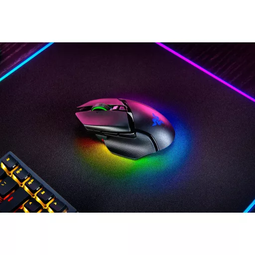 Razer Basilisk V3 Pro 35K egér Játék Jobbkezes RF Wireless + Bluetooth + USB Type-A Optikai 35000 DPI