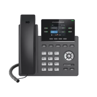 Grandstream Networks GRP2612P IP telefon Fekete 2 sorok TFT