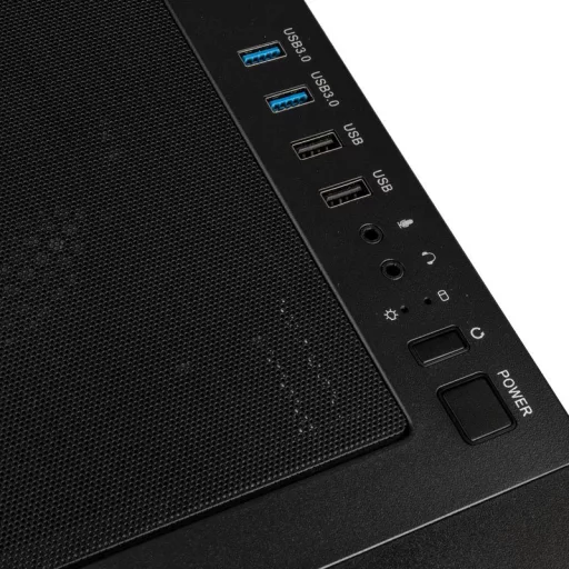 Kolink UNITY MESHBAY PERFORMANCE Midi Tower Fekete