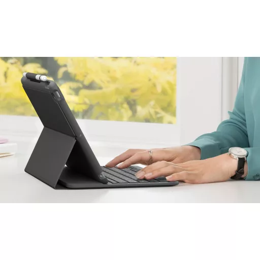 Logitech 920-009474 billentyűzet mobil eszközhöz QWERTZ Német Bluetooth Grafit