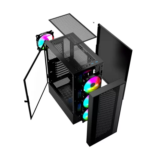 Gembird CCC-FC-4000 Tower Fekete