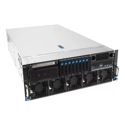 ASUS ESC8000A-E13P LGA 6096 Rack (4U) Ezüst, Fekete