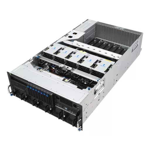 ASUS ESC8000A-E13P LGA 6096 Rack (4U) Ezüst, Fekete