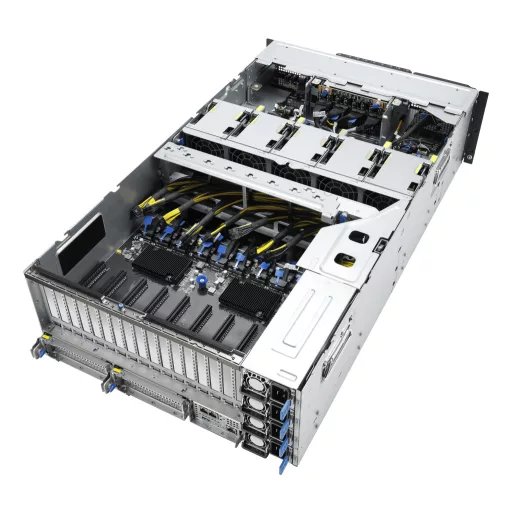 ASUS ESC8000A-E13P LGA 6096 Rack (4U) Ezüst, Fekete