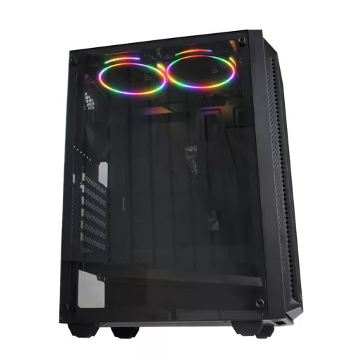 iBox CETUS 906 Midi Tower Fekete