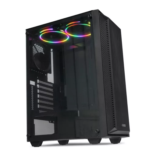 iBox CETUS 906 Midi Tower Fekete