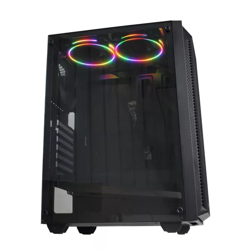 iBox CETUS 906 Midi Tower Fekete