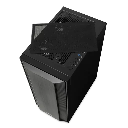 iBox CETUS 906 Midi Tower Fekete
