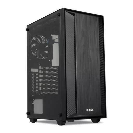 iBox CETUS 906 Midi Tower Fekete